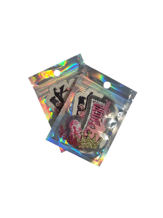 Pack de stickers MEET THE QUEENS Y LA MUÑECA